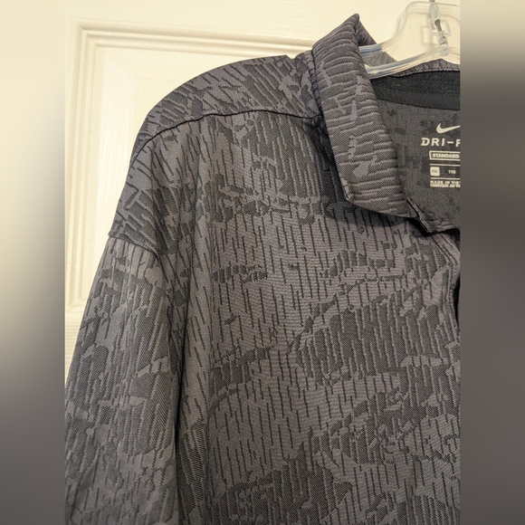 Nike Men Golf Dri-Fit Disney Mickey mouse camo polo short sleeve shirt gray XXL - Picture 3 of 14